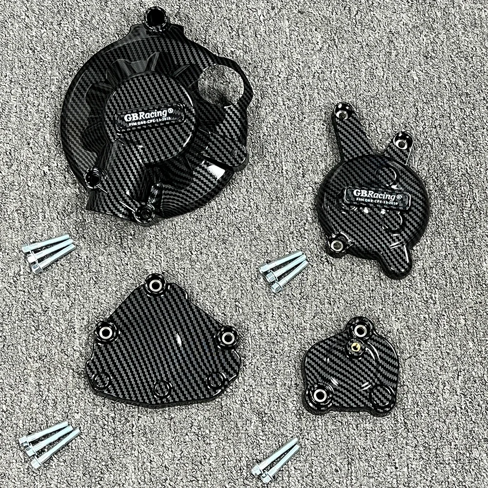 

YZF-R1 Engine Protection For YAMAHA YZF-R1 2007-2008 Motorcycle Protective Cover Secondary Engine Cover Set Carbon Fiber Texture