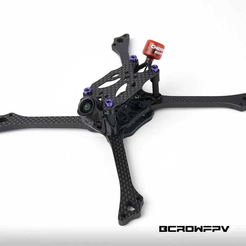 BCROWFPV PRO-V7 5-inch racing drone frame with T800 carbon fiber plate for 5 Inch DIY Drone - view 3