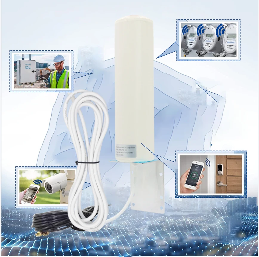 Imagem -05 - Antena Impermeável Exterior do Amplificador do ap Longa Distância 5g 4g Lte 3g g m Omni Wifi 6004900mhz Ip67 Ts9 Sma Homem de Rpsma