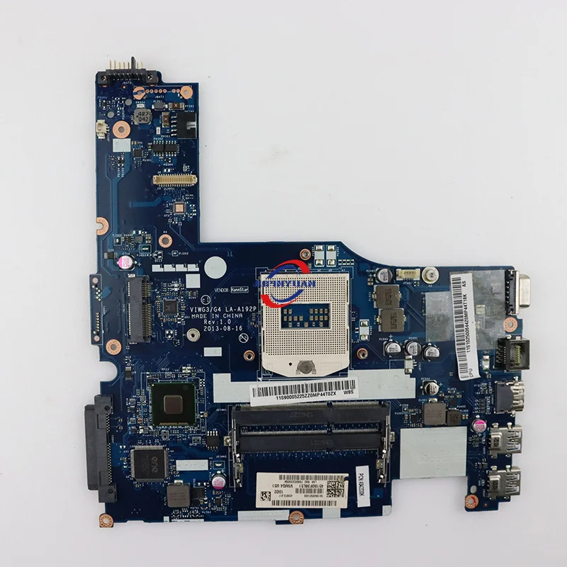 VIWG3 G4 LA-A192P Laptop Motherboard For Lenovo Ideapad G510S 15.6 Inch HM86 DDR3 Main Board Full Test