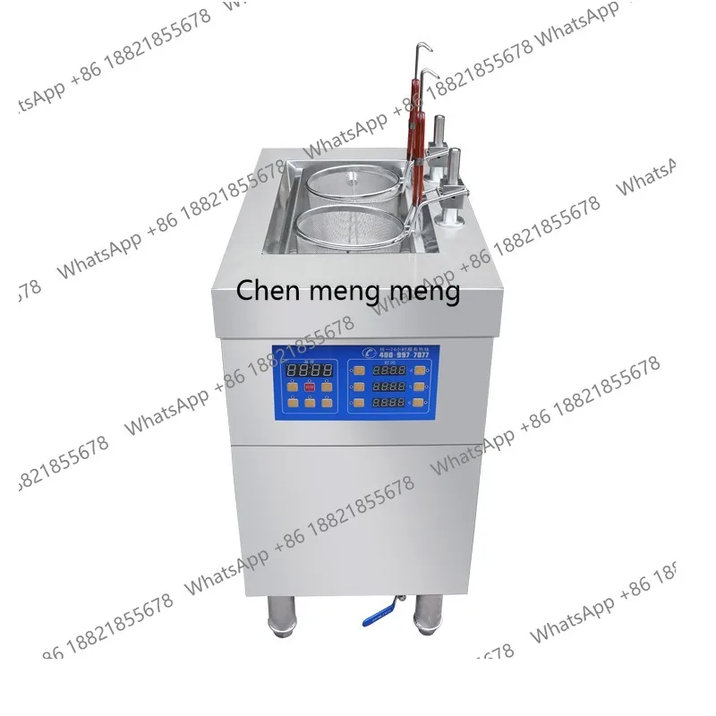 

Automatic lifting noodle cooking stove Two-hole double-control electric noodle cooking machine Commercial noodle scalding stove