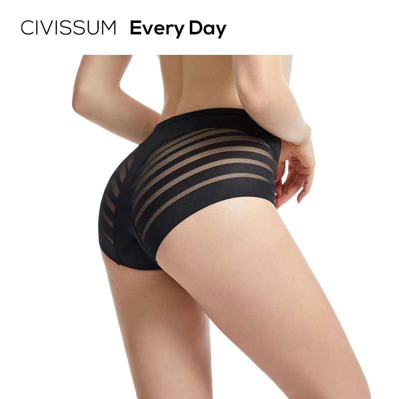 Every Day Women\'s Panties Sexy Underwear Shapers Panty Briefs Female Underpants Mesh Splicing Women Lingerie S-3XL Plus Size