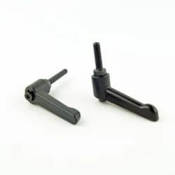M5 M6 BLACK Solid Adjustable handle ,Zinc alloy clamping levers tesion lever clamping handle