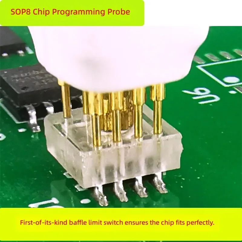 for SOP8 Chip Probe Test Clip IC Socket Adapter for Patch Burning Writing Reading Downloading Thimble Online Test Spacing