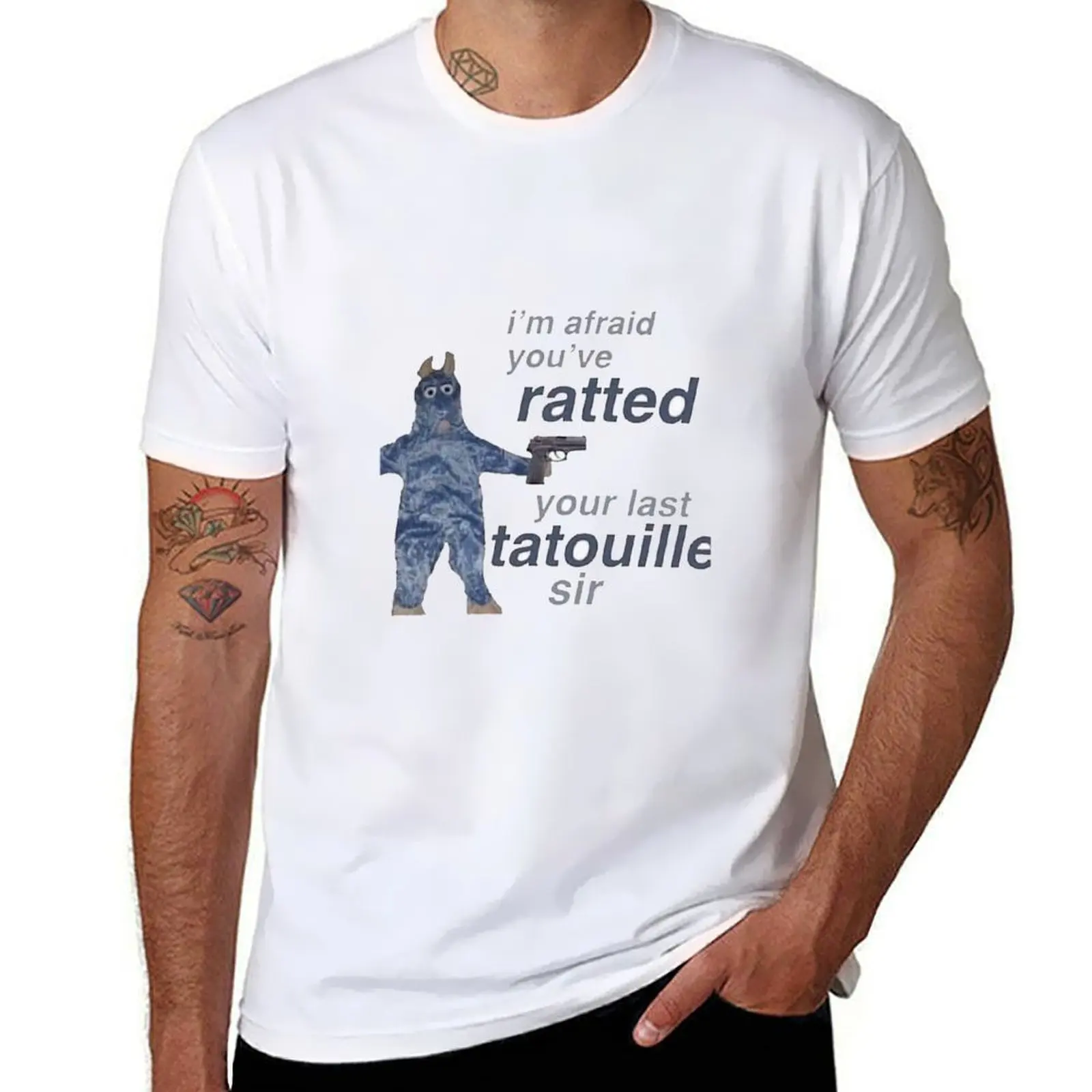 You ve Ratted your last Tatouille T-Shirt T-shirts man plus size clothes summer tops tees sweat shirts, men