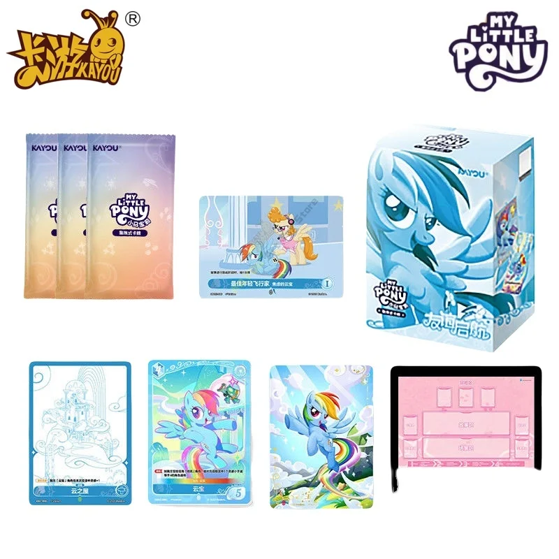 KAYOU Genuine My Little Pony Card Set-exchange Card Pre-set Series Game Collection Card  Animation Toy Girl Gift Original Box