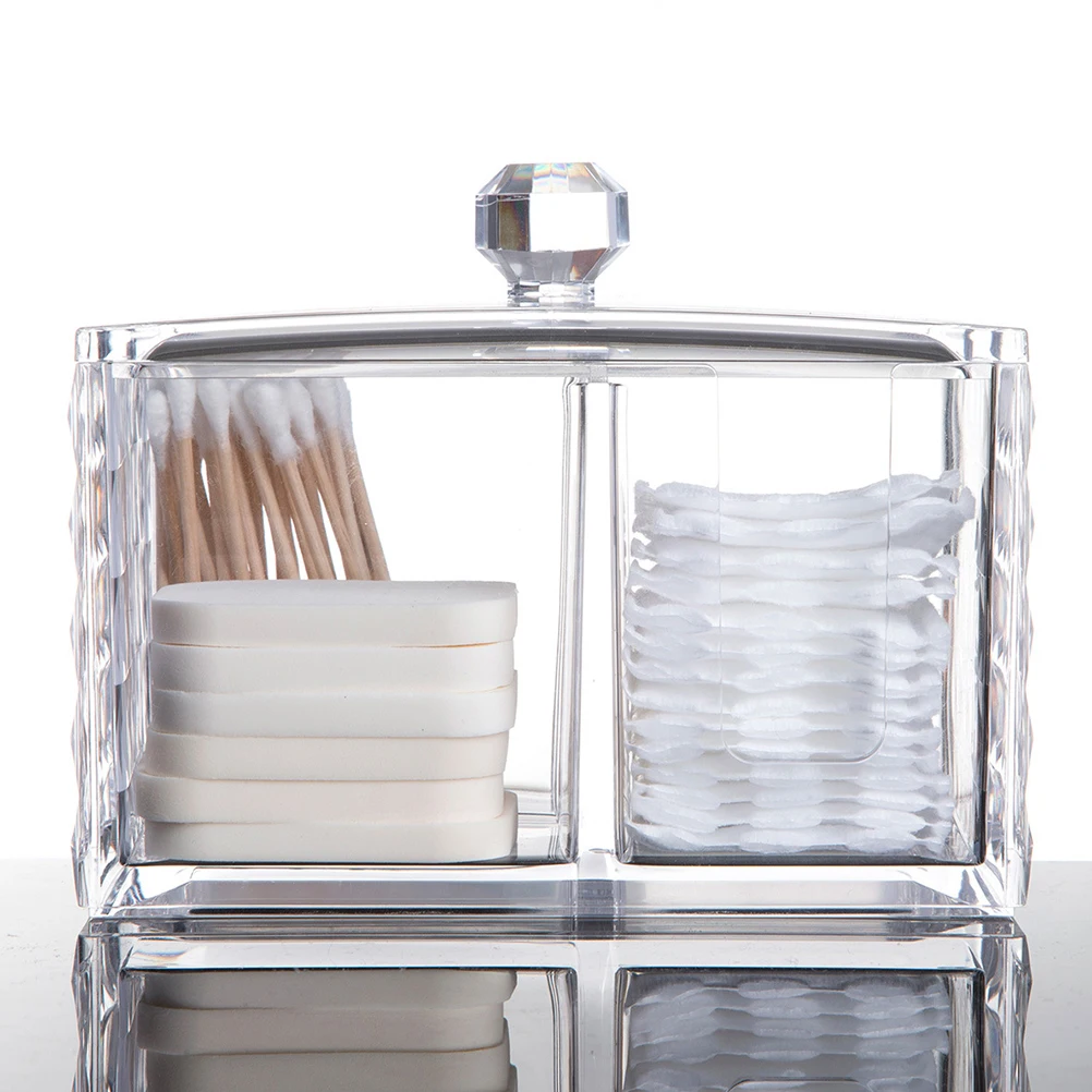Multifunctional Transparent Acrylic Cosmetics Storage Box Bathroom Bedroom Organizer Jewelry Lipstick Eyebrow Pencil Holder