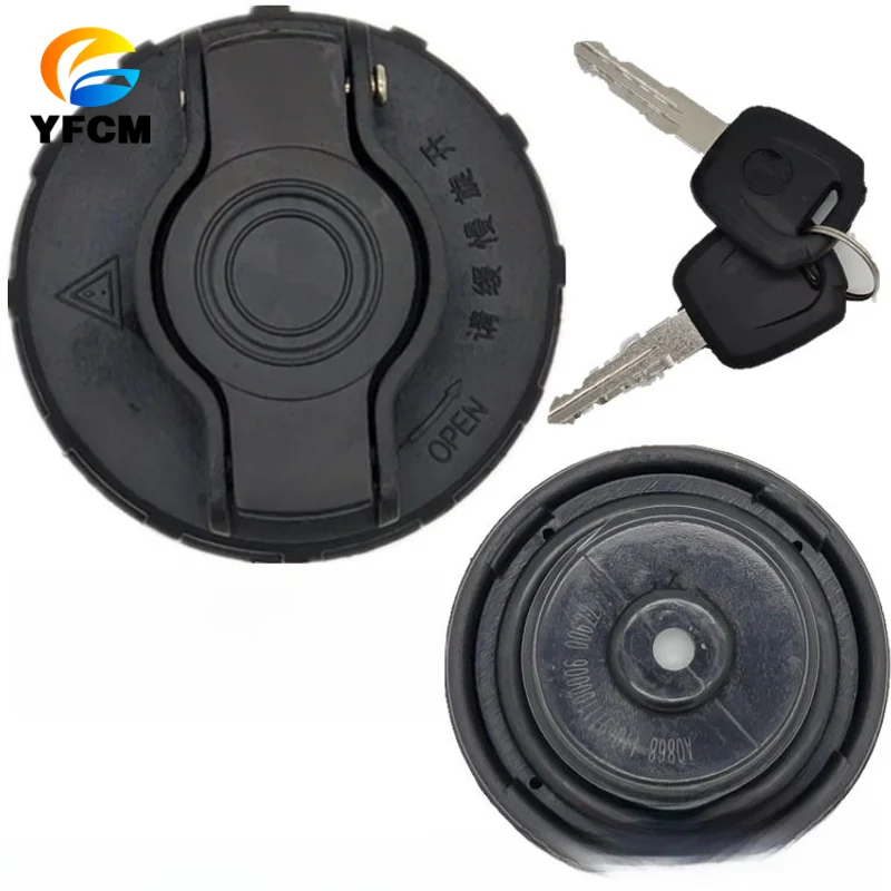 1 pcs Excavator Parts Threaded Fuel Tank Cap for Foton Oumark Aosuyun Jieyun Ruiwo Kangrui CTS CTX S1 S3