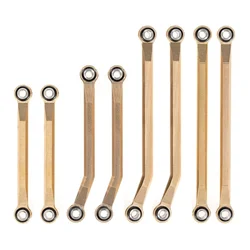 8Pcs Brass High Clearance Suspension Link Rod Set 9749 for Traxxas TRX4M 1/18 RC Crawler Car Upgrade Parts