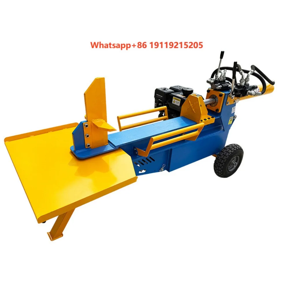 Commercial Electric Hydraulic Log Splitter with Motor High Efficiency Firewood Processor and Conveyor