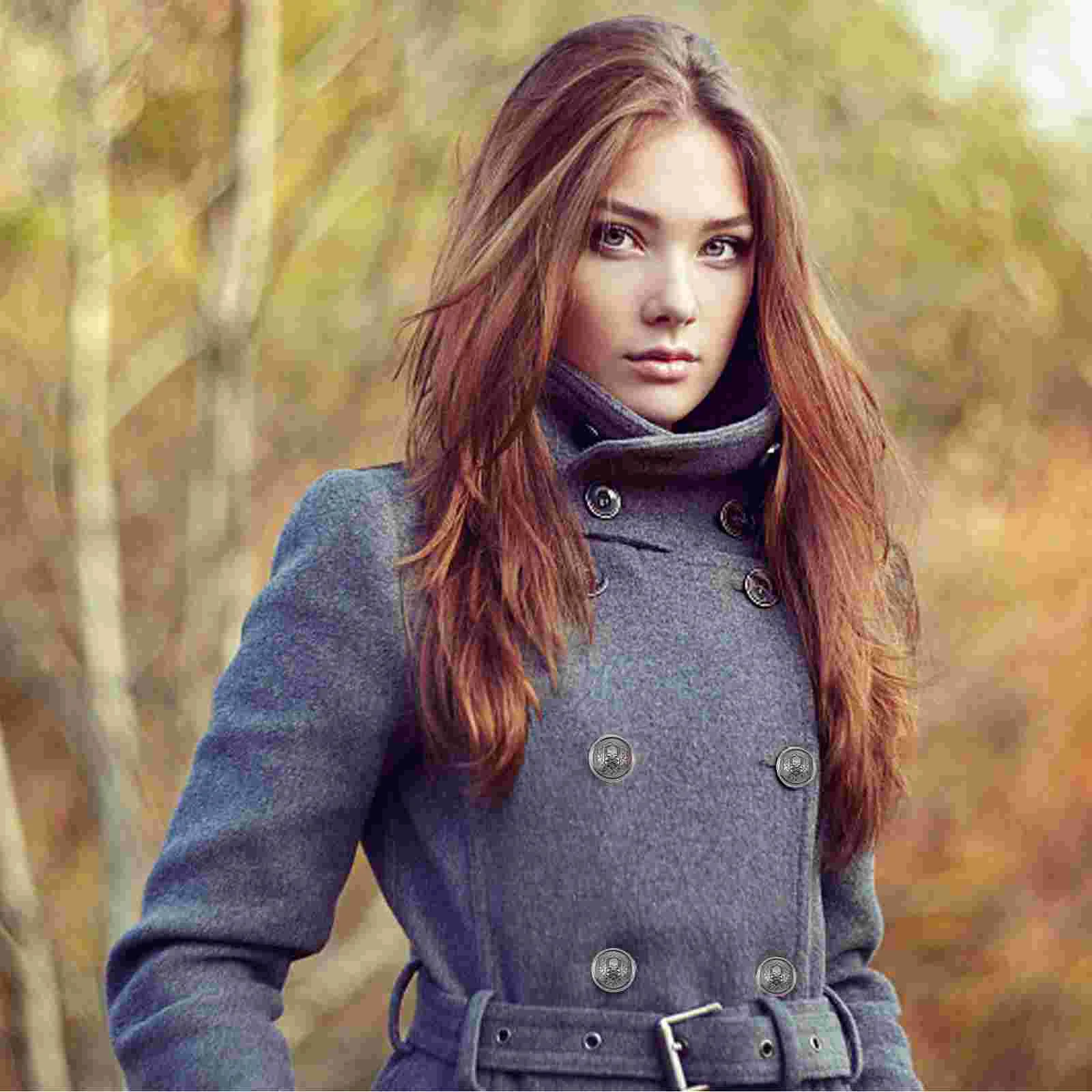 Sweater Blazer Skull Metal Buttons Vintage Metal Blazer Buttons Set Suits Coat Jacket Uniform Blazers Trench Coat Vintage Decor