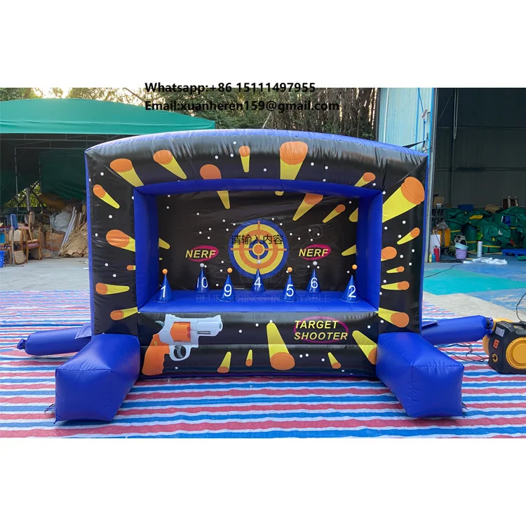 

Levitated Sphere Shooting Game With Dartboard