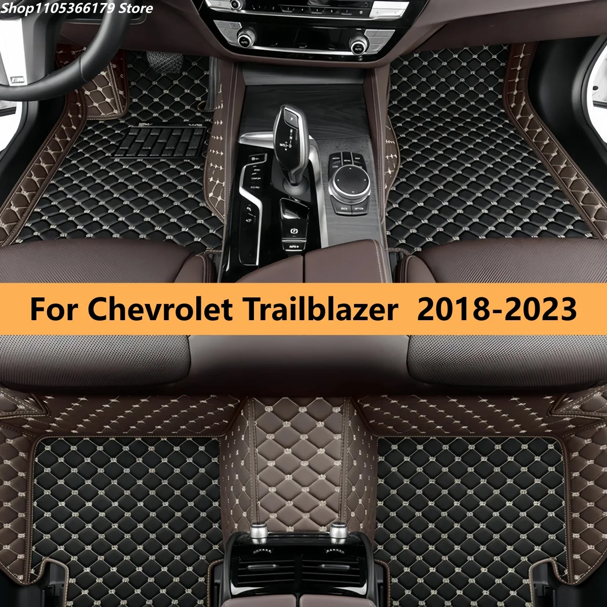 

Автомобильные коврики для Chevrolet Trailblazer 2018-2023: полный комплект, ковровые покрытия для пола автомобиля