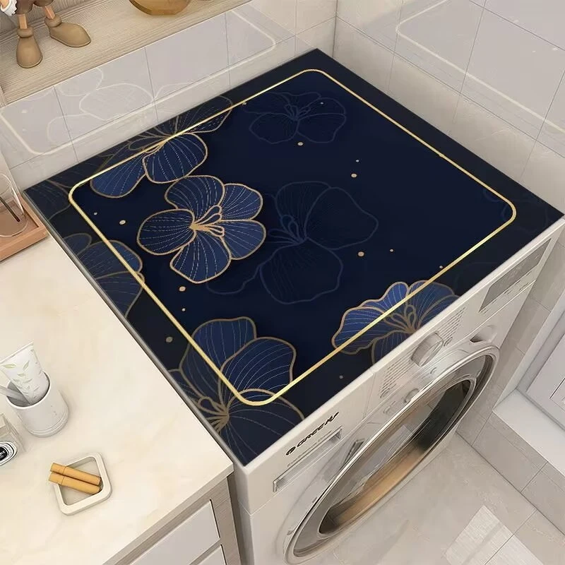 Drum Washing Machine Cover Pad, Bedside Countertop Pad, Refrigerator And Microwave Oven Absorbent, Sun-Proof And Dust-Proof Cove