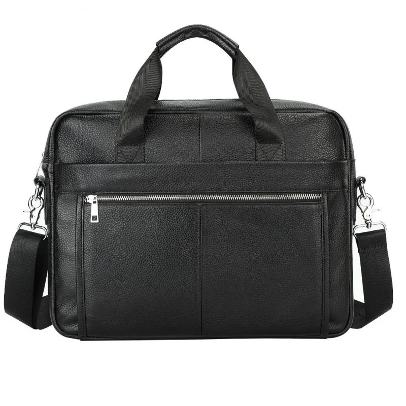 Valigetta in pelle di mucca da uomo nuova Borsa a tracolla grande Borsa a tracolla per documenti vintage Borsa da ufficio per uomo Custodia per attache