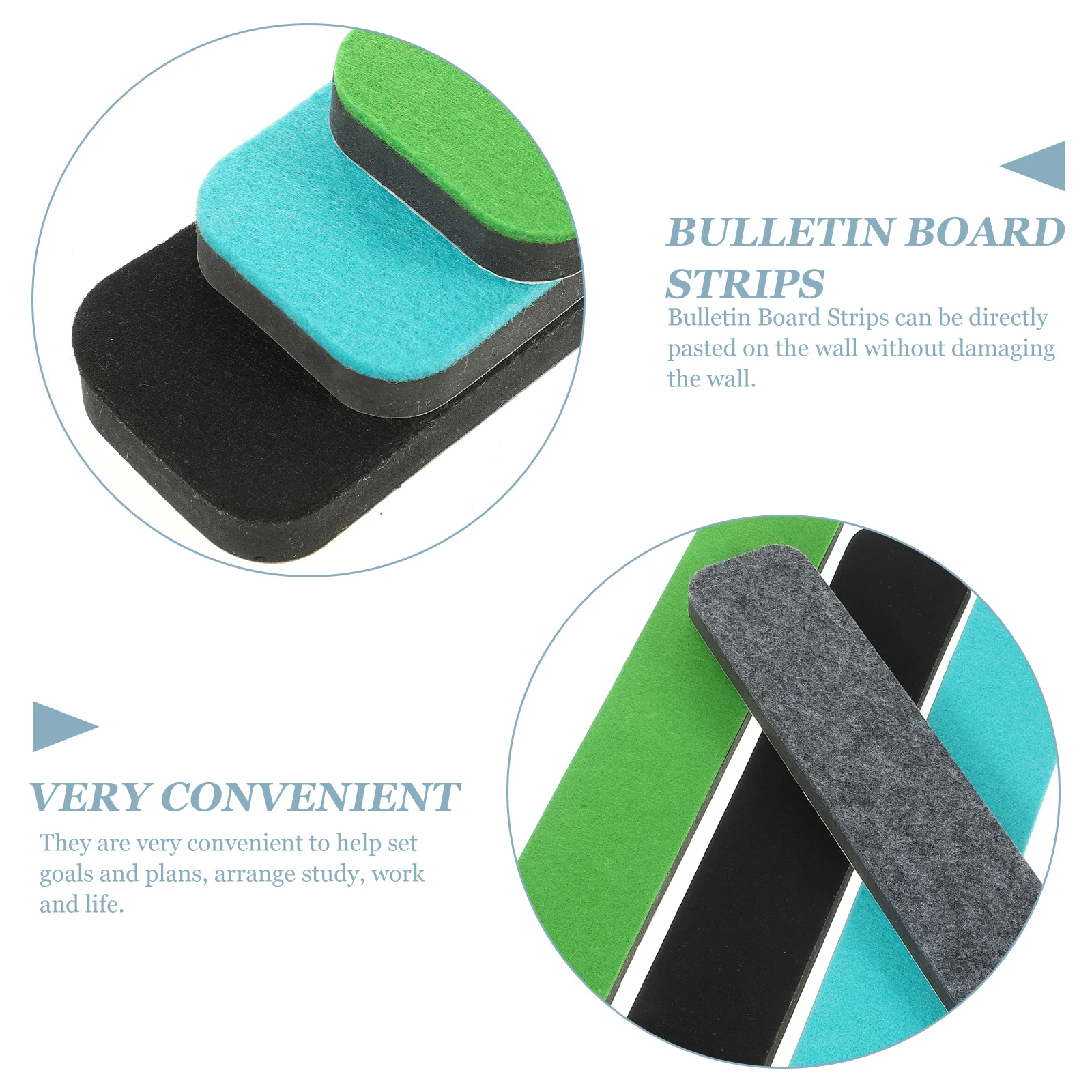 4 قطعة شرائط لوحة إعلانات اللباد لوحات دبوس ذاتية اللصق لجدار غرفة النوم دراسة مخطط المفكرة عرض مجلس ديكور #4