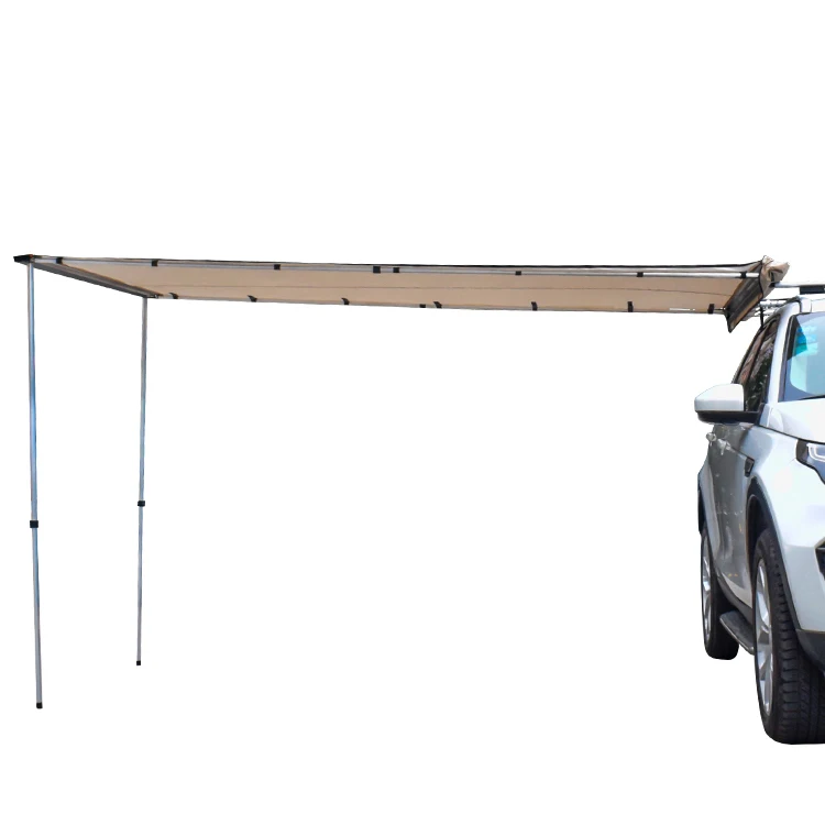 Outdoor Wholesales Price Tarpaulin Aluminum Retractable Roof Top Tent Car Side Awning For Camping