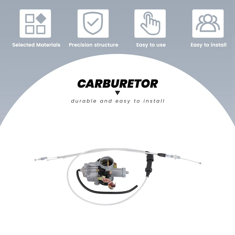 A22F-PZ30 30 مللي متر المكربن تسريع مضخة سباق ل 200Cc 250Cc ل Keihin ABM IRBIS TTR 250 مع كابل خنق #5