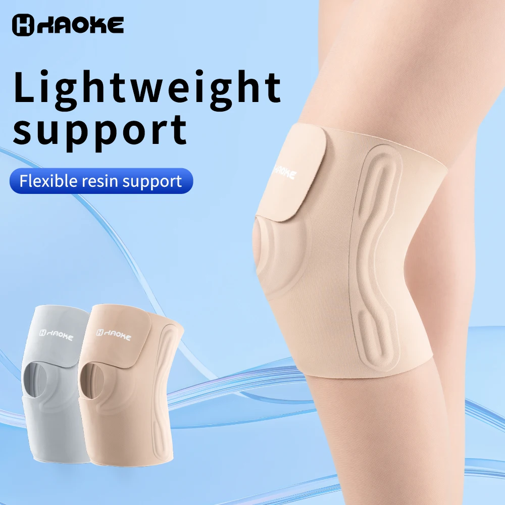 

Легкий спортивный наколенник с регулируемой двойной компрессионной поддержкой для коленей