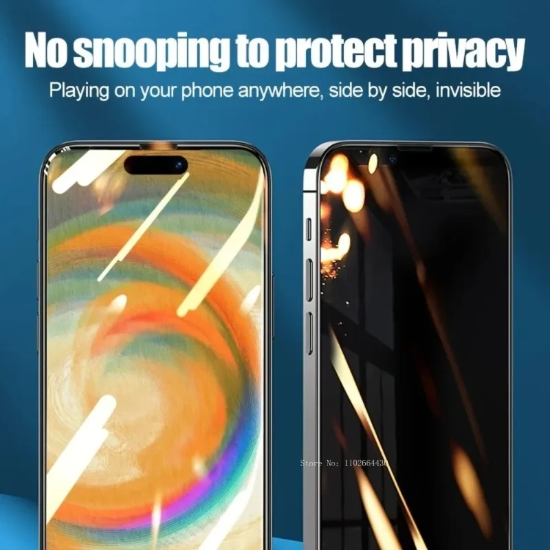 5 Stück Anti-Spionage Staubfreie Schutzfolien für iPhone 16e 16 Pro Max Handy-Displayschutz für iPhone 17 Pro Max Air Film