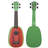 IRIN 21 Inch Ukulele 4 Strings Guitar Watermelon Hawaiian Mini Guitarra Basswood Ukulele Stringed Instrument Beginner Exercise