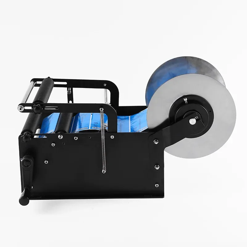 2026 Hand Cranked Labeling Machine, Manual Round Bottle Adhesive Labeling Machine, Small Mechanical High-speed Labeling Machine