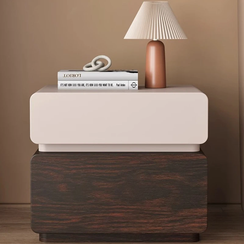 منضدة خشبية بسيطة لغرفة النوم Librero تخزين فريد من نوعه لطيف ومريح بجانب السرير منظم زاوية أثاث صالون موبليس #5