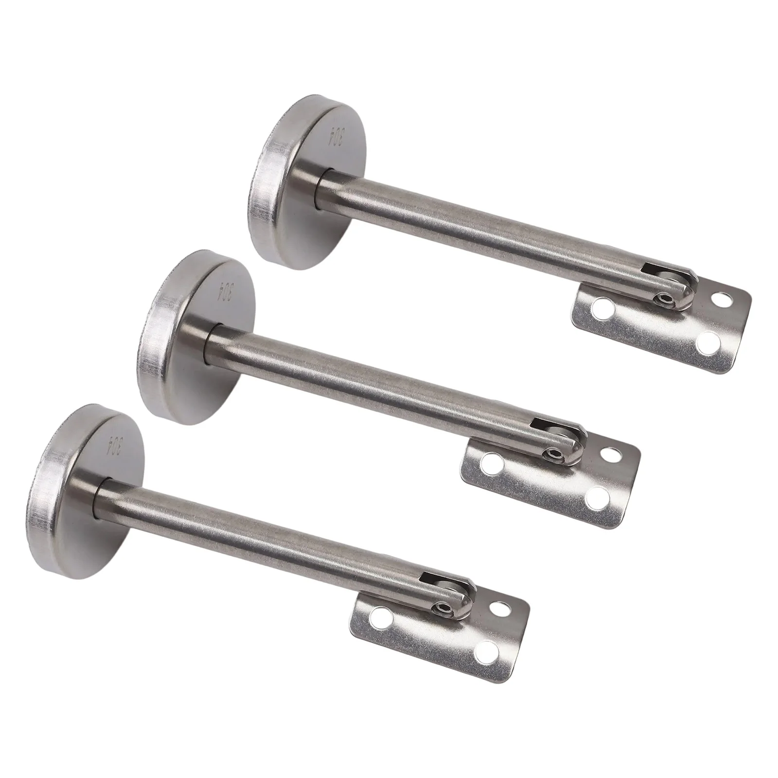 Home Improvement Adjustable Stair Support Handrail Bracket Silver Residential Use Robust Design Secure Fixation