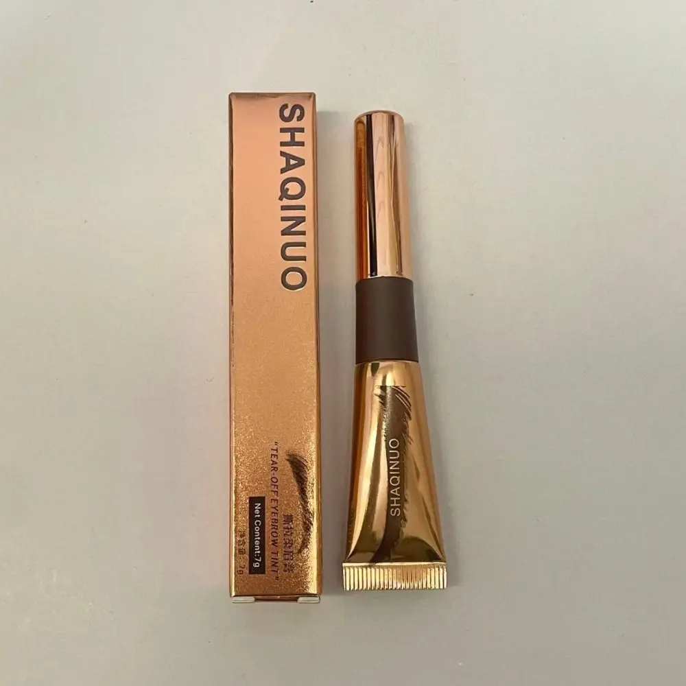 Semi-Permanent Peel Off Eyebrow Gel Tint Transfer-Proof Long Lasting Eyebrow Cream Waterproof Eye Cosmetics