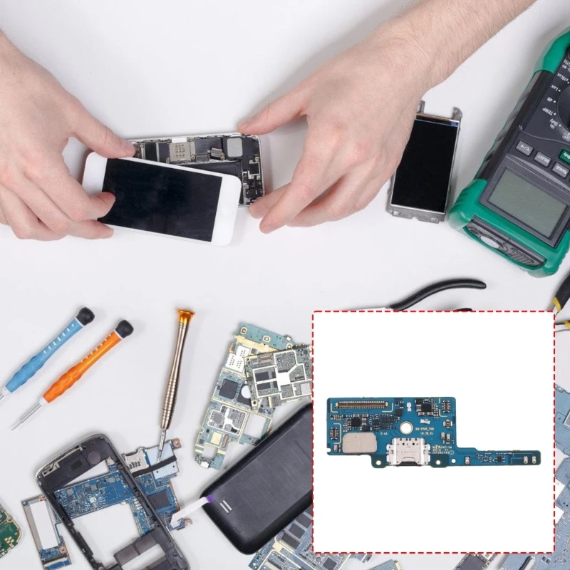 HX5E Tablet Charging Port Assembly for S5E Internal Repair, 1 Piece Unit