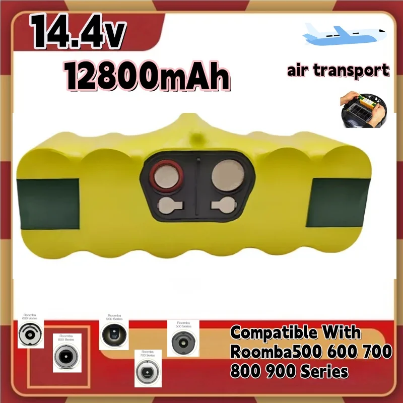 Batería de 14,4 V, 12800mAh para iRobot 500 600 700 800 900 series, batería para iRobot Roomba14.4 V 620 650 770 780 580】 📦 🎟
