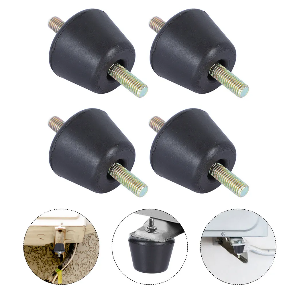 2Pcs Anti Vibration Pads Heavy Duty Mini Split Air Conditioner Noise Absorbing Condenser Rubber Shockproof Base Stand
