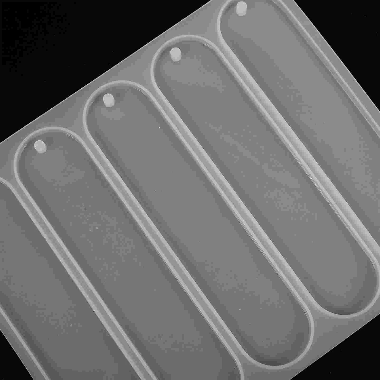 Crystal Bookmark Mold Molds for Resin Casting Silicone Rectangle Epoxy School Supplies