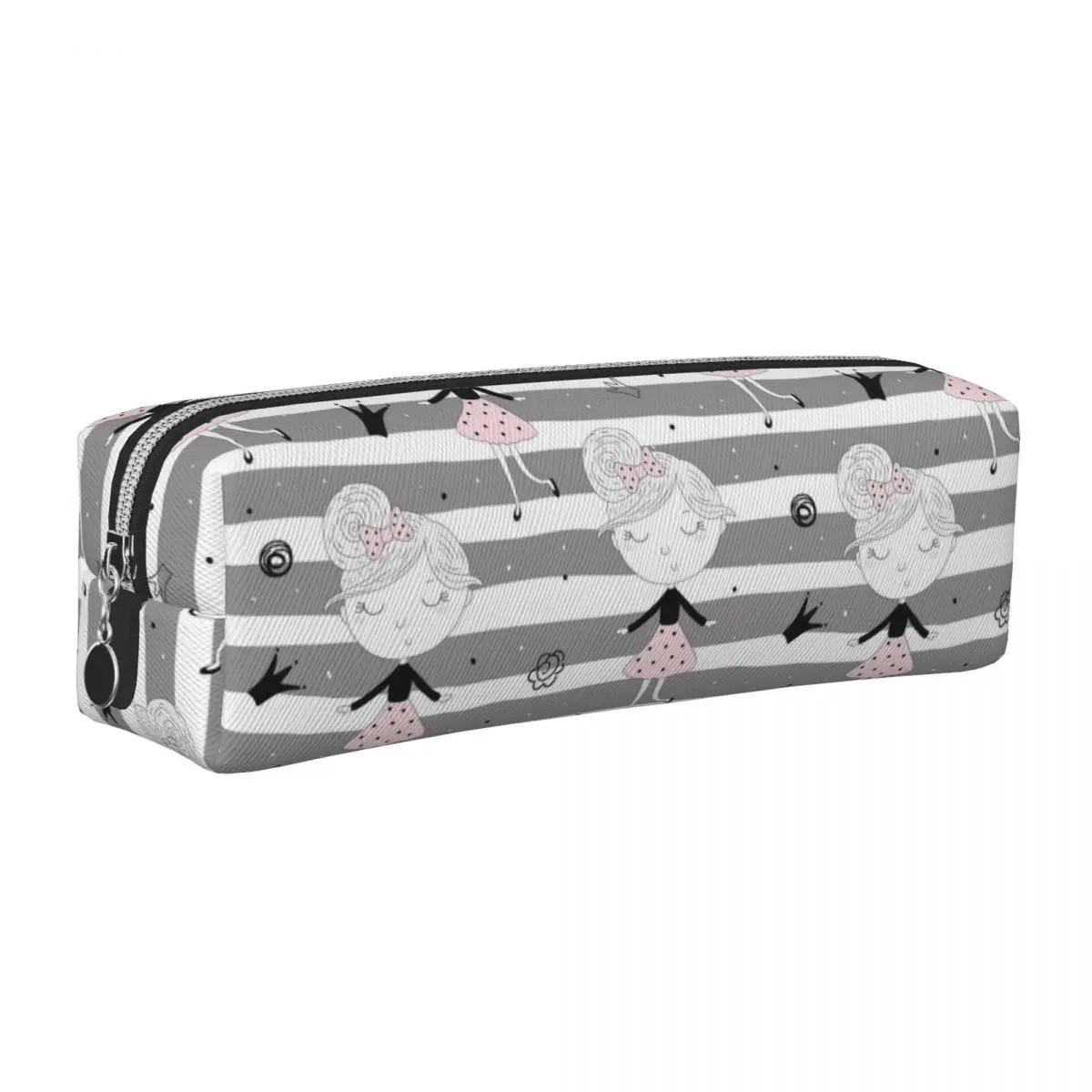 مقلمة باليه باترون جميلة Kawaii الكرتون القلم حقيبة أطفال سعة كبيرة مكتب هدية pencelcases