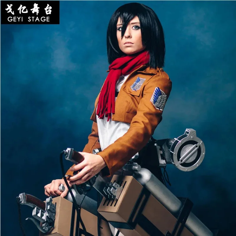 

az15Attack on Titan Shingeki no Kyojin Legion Cosplay Costume Jacket Coat Any Size High Quality Eren Levi
