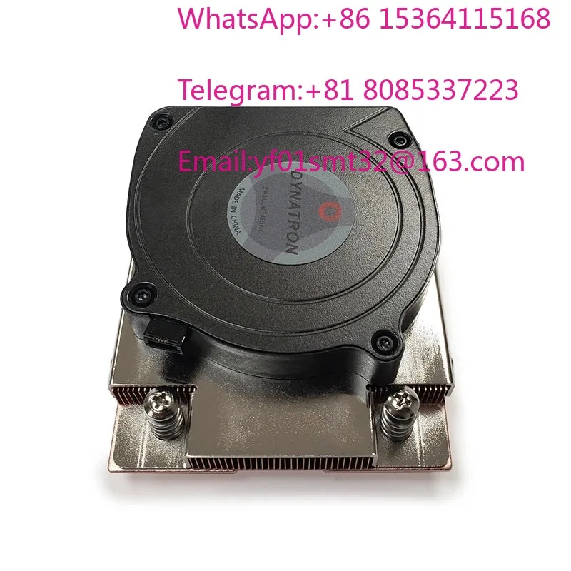 A45 1U Chassis AMD AM4 Server CPU Cooler All Copper Temperature Controlled Heat Sink Fan Industrial Control Server Cooling