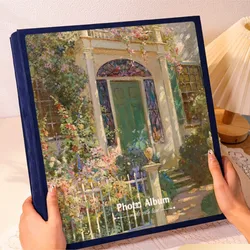 Retro Style Photo Album Large Capacity Family Children's Couple Photo Storage Insert Style 5-inch Commemorative Album ZE565