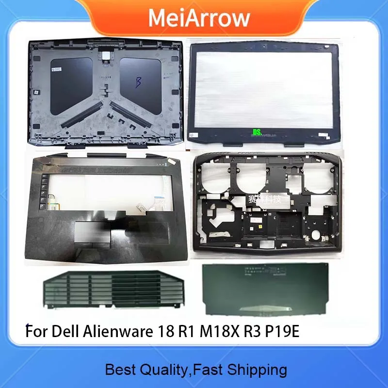 

NeW/Org For Dell Alienware 18 R1 M18X R3 P19E LCD Back Cover /Front Bezel /Palmrest Upper cover TMN17 / Bottom Case /HDD COVER