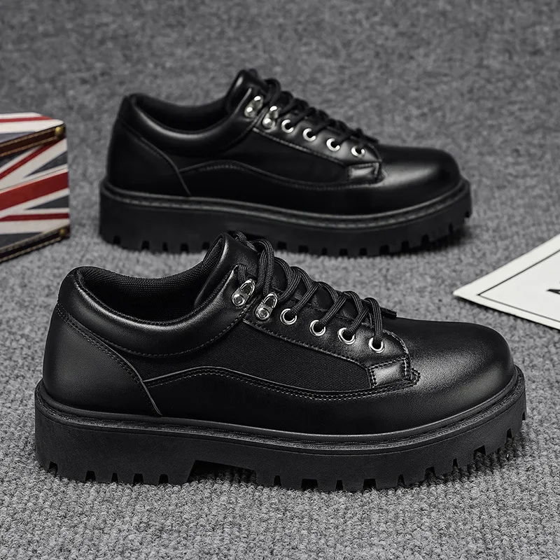 Men Natural Suede Leather Lace-up 2026 New Sneakers Round Toe Soft Comfort Casual Female Outdoor Drive/walk Shoes For Man