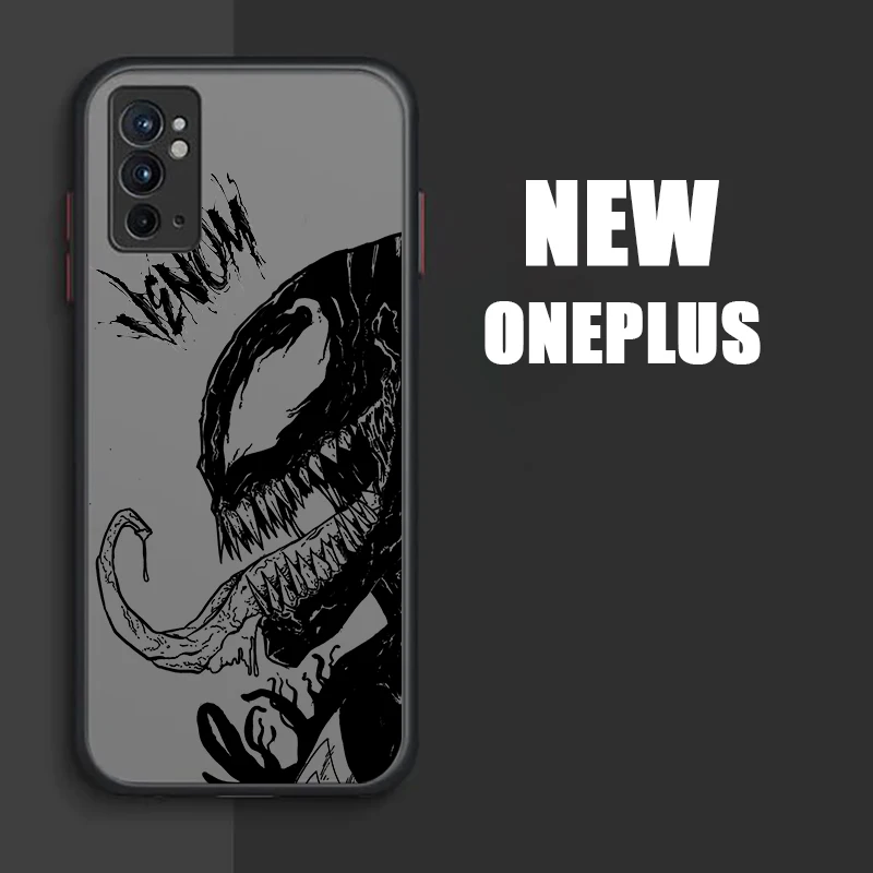 Jad Marvel dla OnePlus 11R 11 10T 10 10R 9RT 9T 9 8T 7T 6T 6 5T Pro TPU matowe przezroczyste etui na telefon