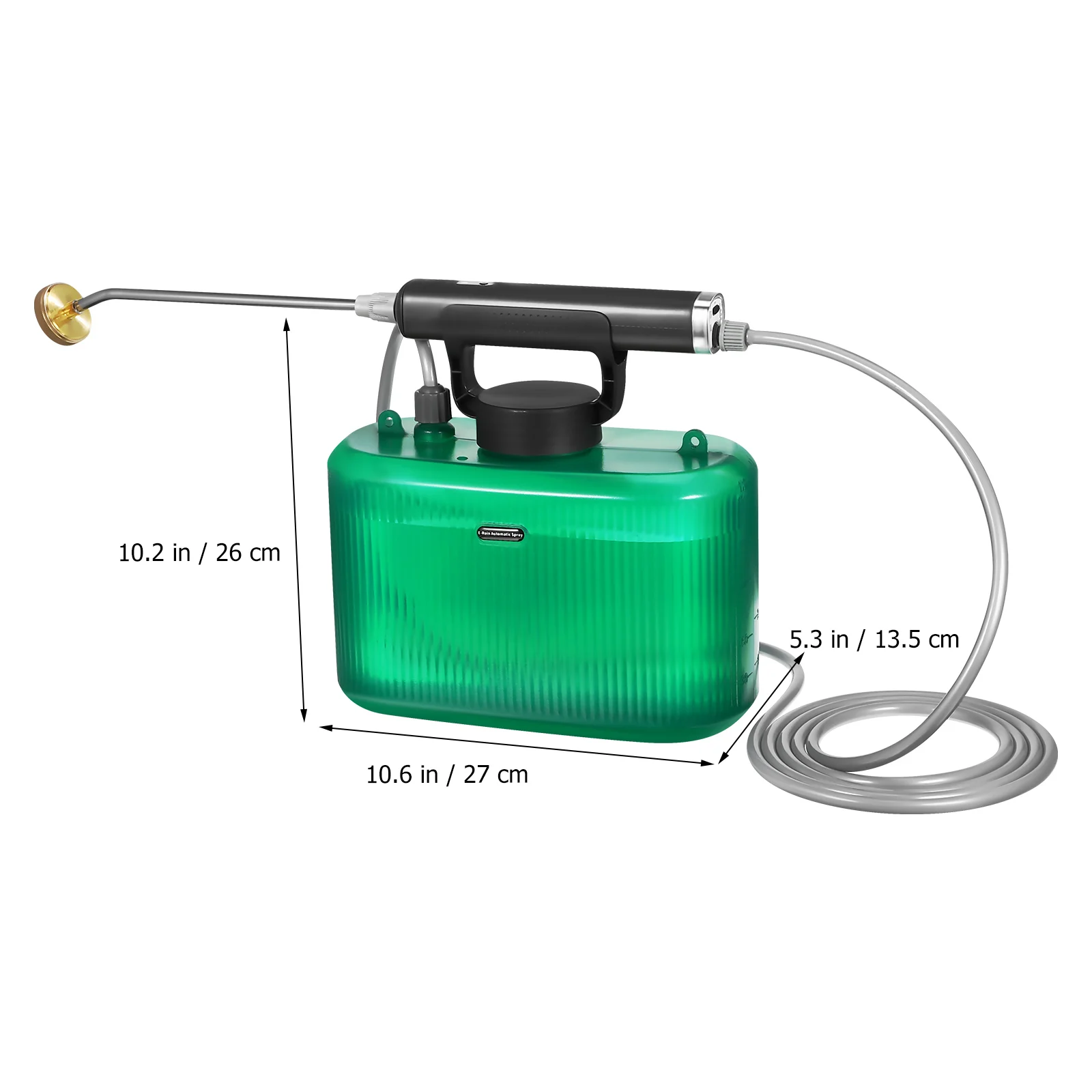 

5L Adjustable Rod Powered Portable Lawn Watering Sprayer Shoulder Strap High Pressure Pump Sprayer For