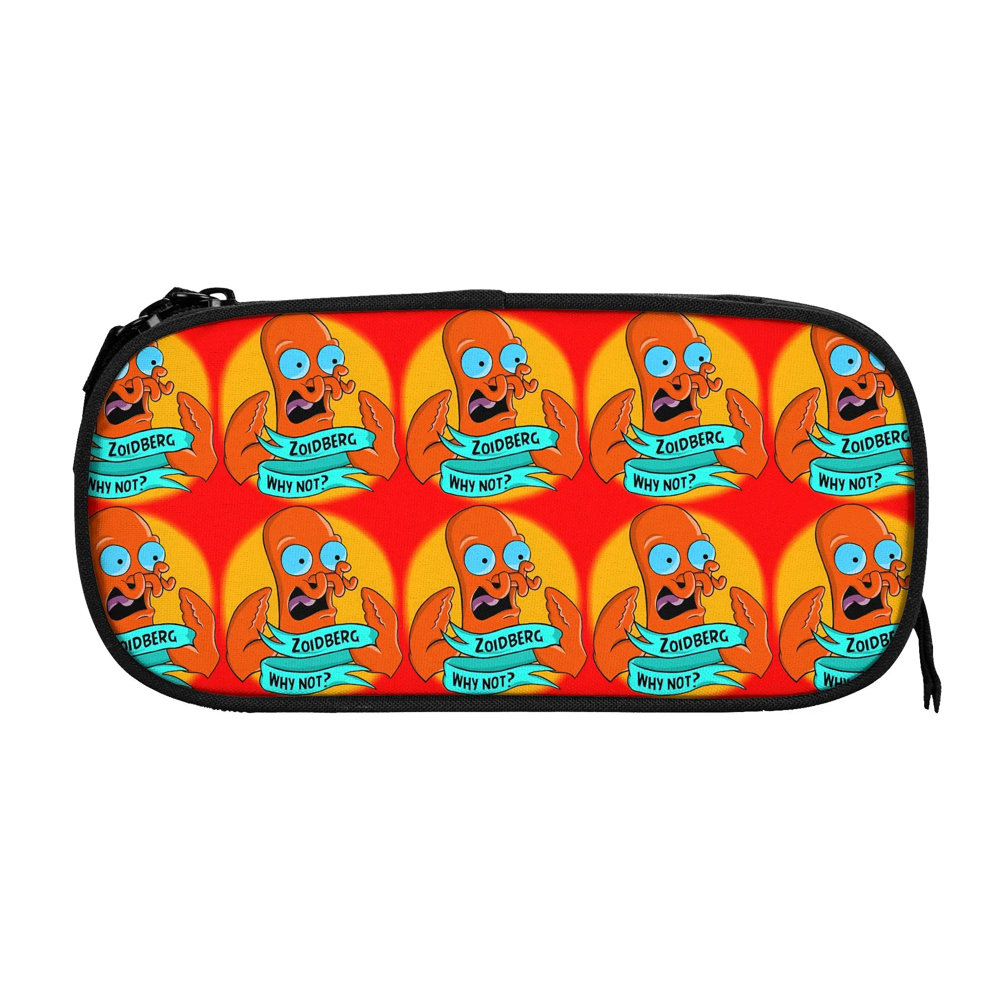 1 Piece Lightweight Zoidberg Why Not Pencil Case Student Pen Bag Futurama School Pencil Pouch