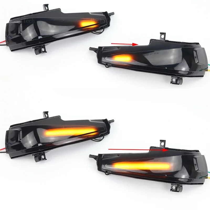 Dynamic LED Turn Signal Lights Rearview Mirror Indicator Blinker Repeater for Honda Civic Mk8 Sedan FD1 FD2 FD3 2D 4D FA 1 2 3 4 - view 4