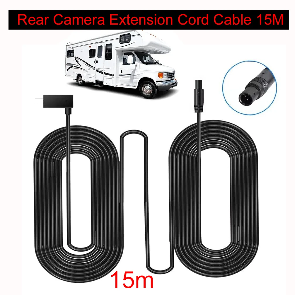 FOR 70mai Rear Camera Extension Cord Cable 15m 50 for 70MAI RC14 RC12 RC11 RC09 RC06 FC02 rear photography connection line