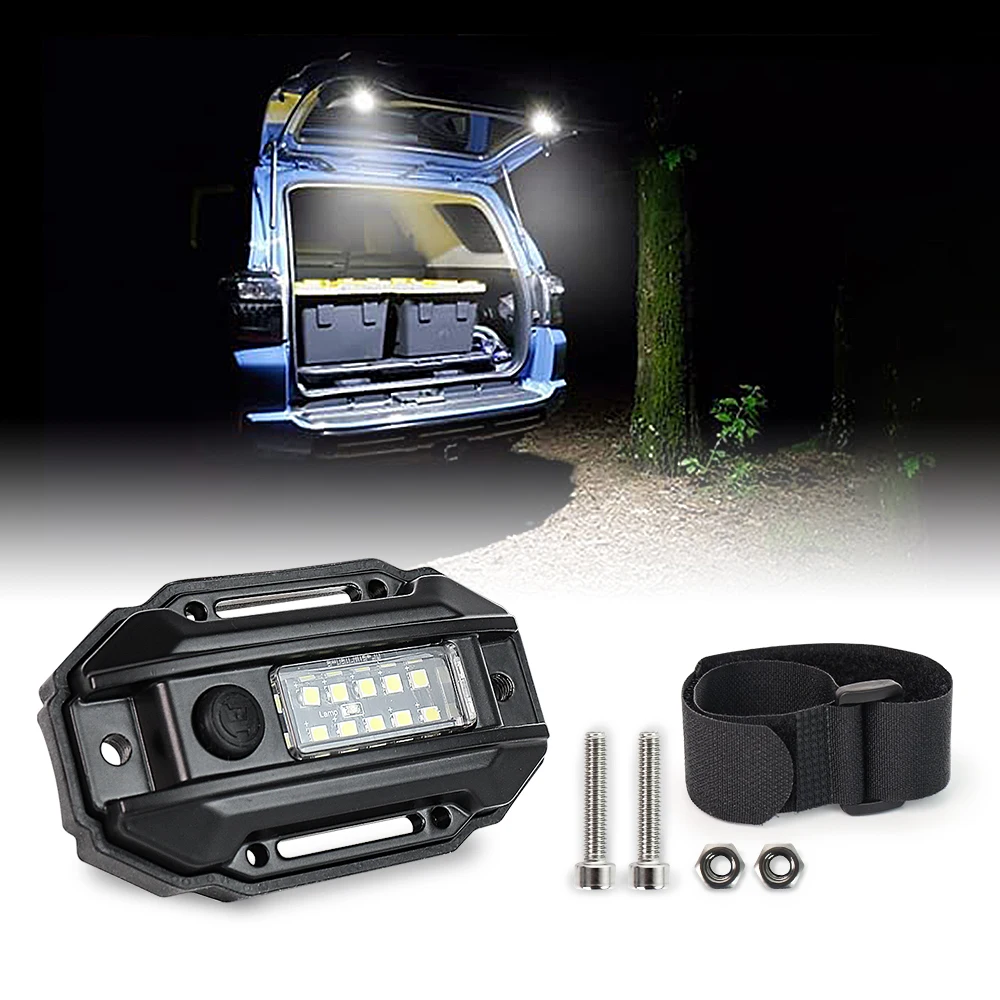 MOVOTOR White UTV Dome Light Roll Bar Mount Car LED Roll Cage Utility Light Map Light dla UTV ATV Polaris RZR Jeep