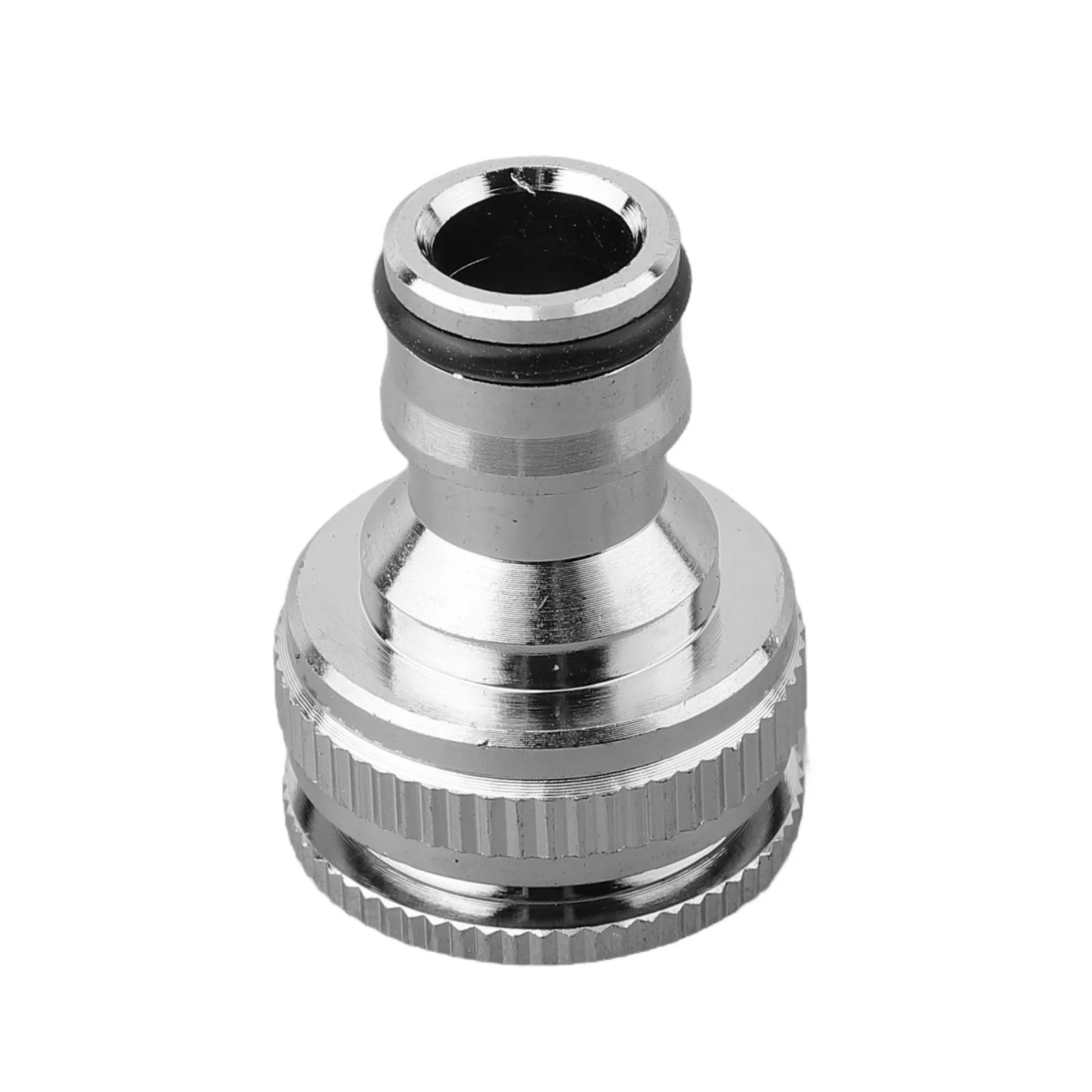 3 4 1 2 Hose Connector 1 2 3 4 Threaded Hose Tap Connector Silver Color 1pc Package Brass Material Easy To Install Long Use Life