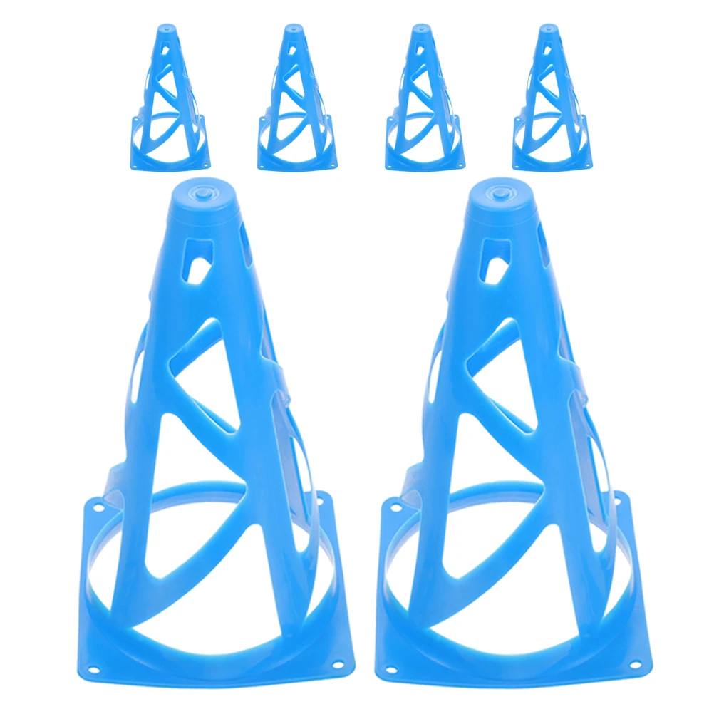 

6Pcs Football Training Cones 9 Inch Agility Markers Multi Functional Mini Soccer Speed Equipment for Drills