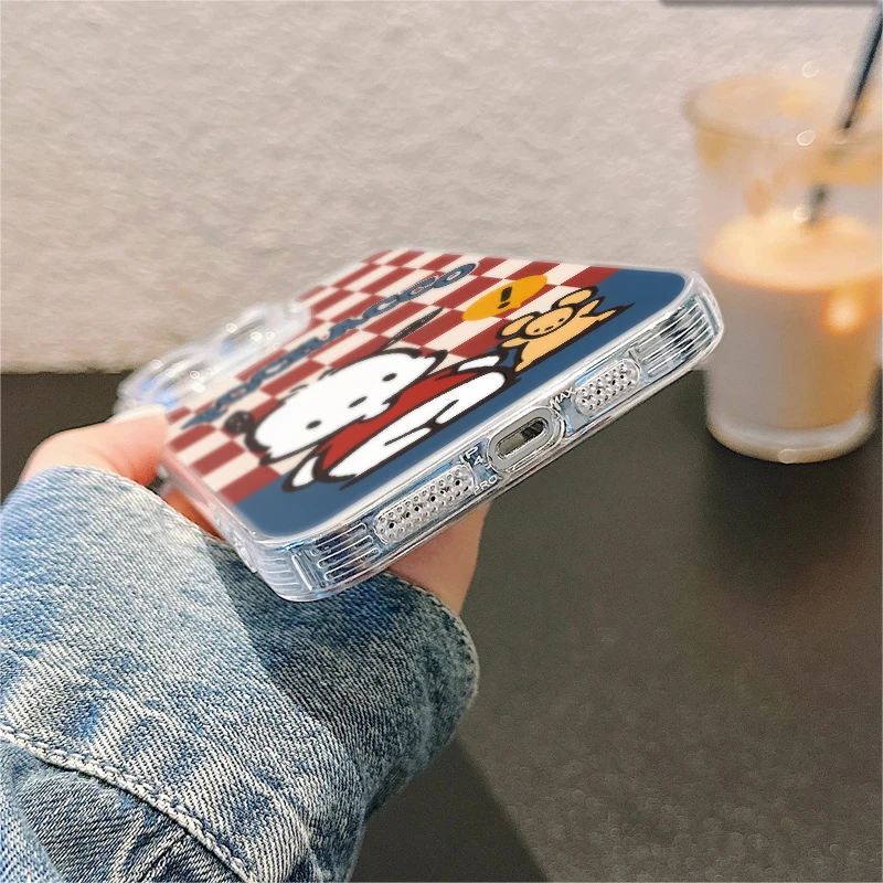 Sanrio Anime Pochacco funda para Samsung Galaxy A52 A12 A72 A31 A21s A16 A71 A52s A51 A32 A50 funda suave para teléfono