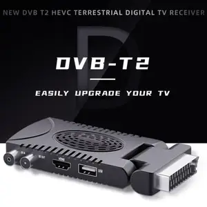 TV alıcısı HD Dijital Karasal, DVB-T2, DVBT2, USB, DVBT Tuner, wi-fi, FONKSİYONU, ve PVC, AB Ülkeleri), H. 265 8 en çok satılan, uydu alıcısı - №8
