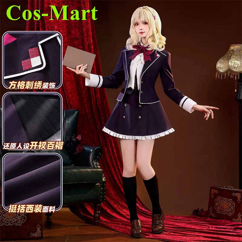 Cos-Mart Game DIABOLIK LOVERS Komori Yui Cosplay Costumes Anime Fashion Uniform Skirt Suit Full Set